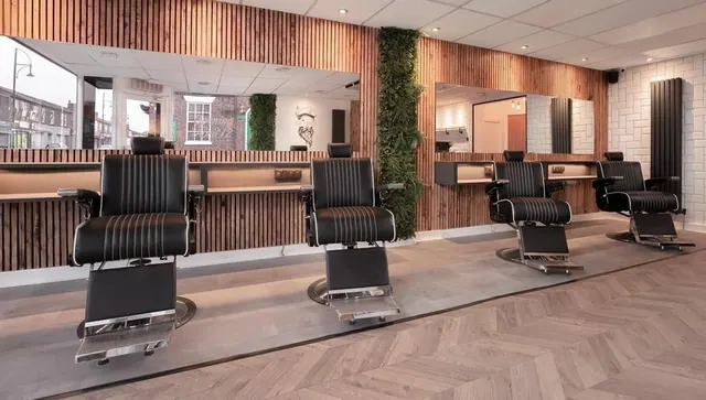 Inside Cutthroat Jacks: chairs, timber slats and the living wall